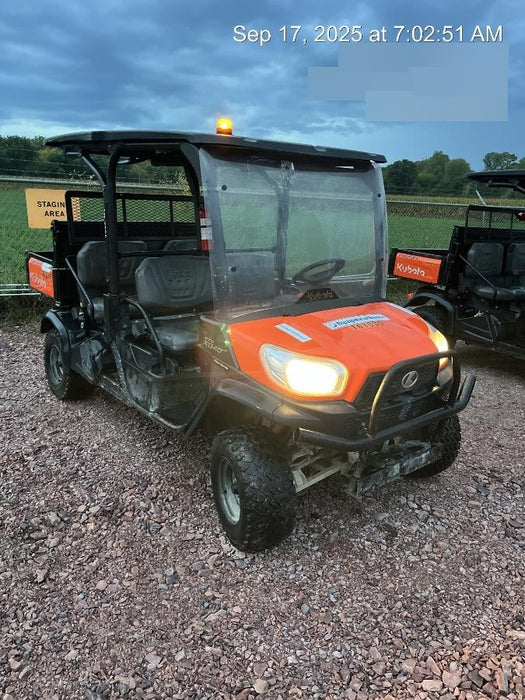 2021 Kubota RTV-X1140W-H Plastic Canopy, Windshield Acrylic Clear, LED Strobe Light, Wire Harness Kit, Back up Alarm