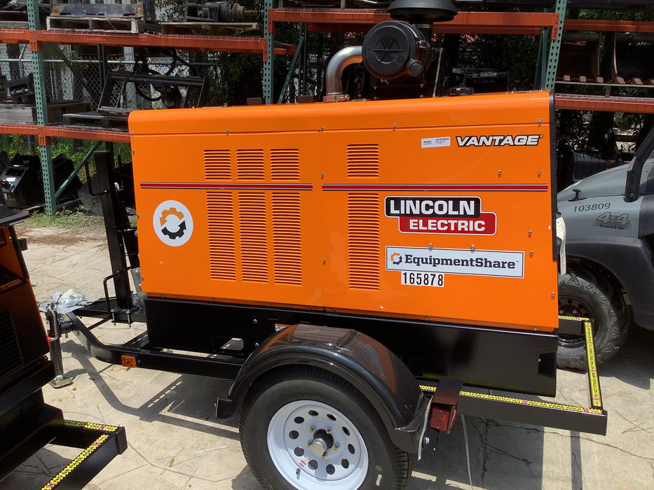 2021 Lincoln Electric Vantage 549X Ready Pak 3, ORANGE (includes trailer, cable rack, fender light kit)