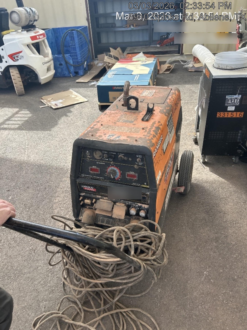 2021 Lincoln Electric Ranger 305 LPG LPG One-Pak (includes undercarriage, tank holder & tank strap) ORANGE