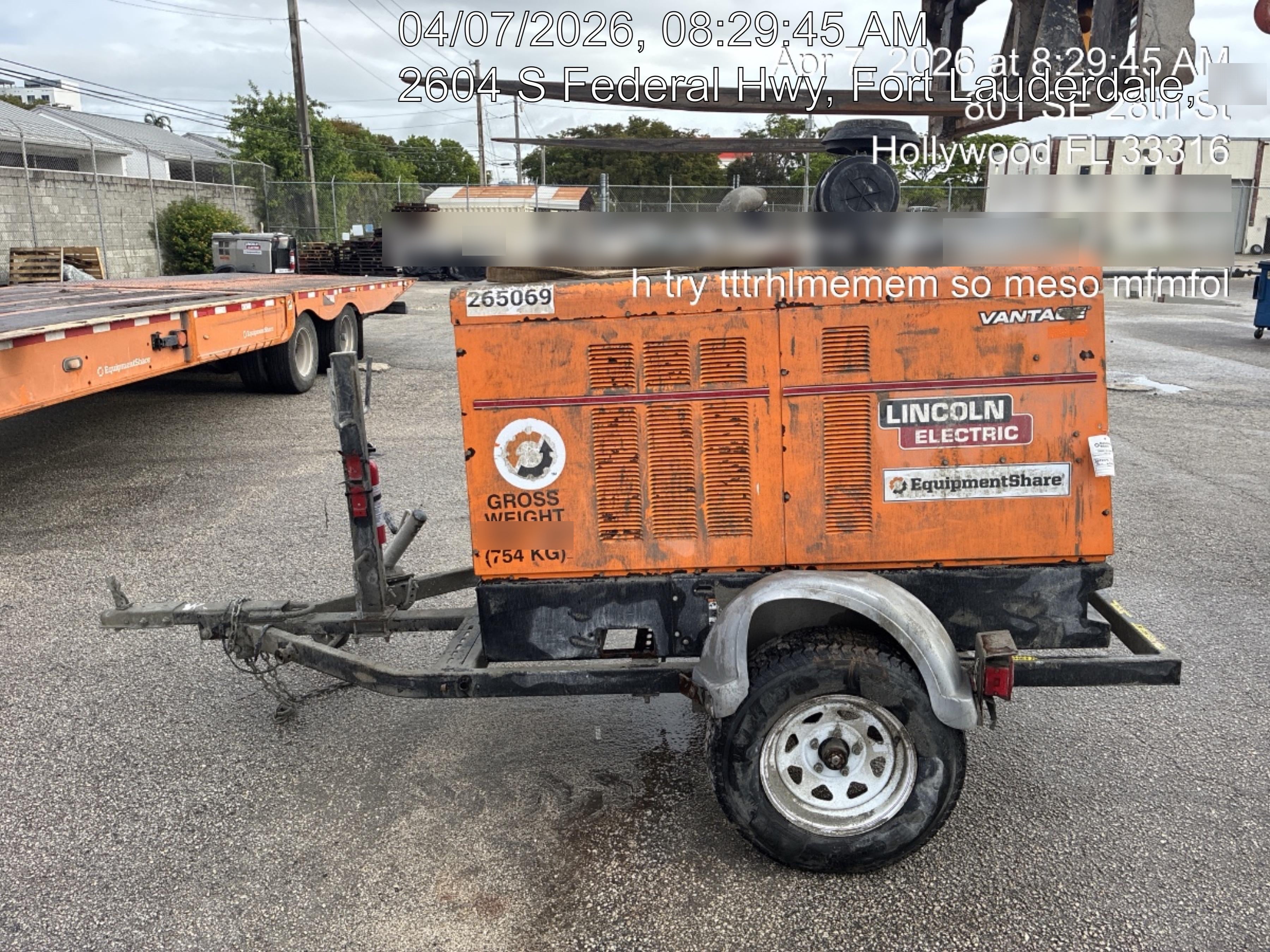 2022 Lincoln Electric Vantage 549X Crosslink Technology, Trailer Mounted, ES Decals, T3