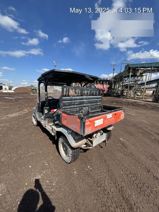 2021 Kubota RTV-X1140W-H Plastic Canopy, Windshield Acrylic Clear, LED Strobe Light, Wire Harness Kit, Back up Alarm
