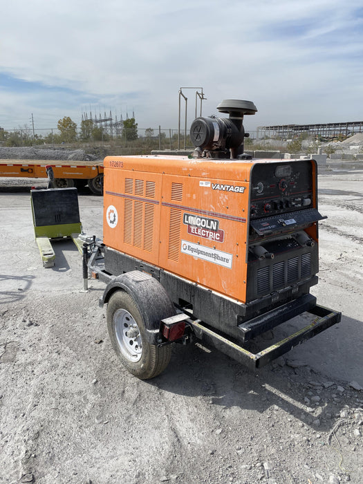 2021 Lincoln Electric Vantage 549X Ready Pak 3, ORANGE (includes trailer, cable rack, fender light kit)