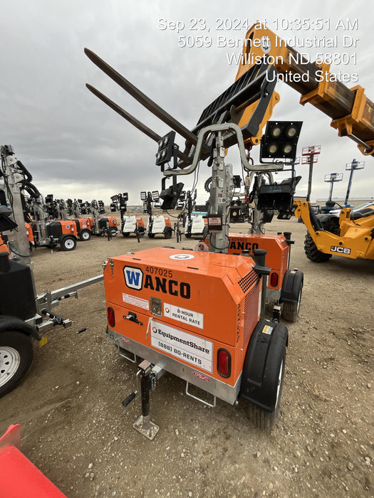 2024 Wanco WLTT-4MM4K Diesel, Deep Sea Controller, Shore Power Plug, Auto Start, (4) 350W LED Floodlights, 4kW Generator, 60 Gal Fuel Tank, 2" Ball, T3