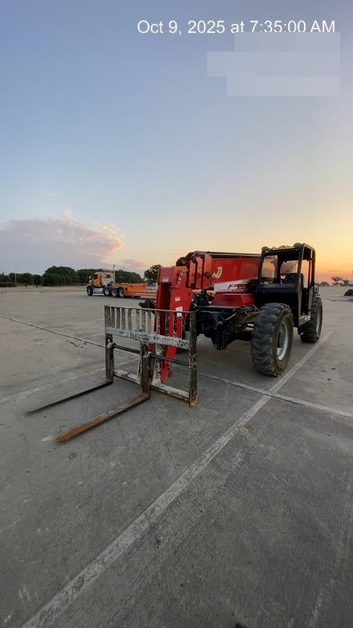 2019 Manitou MTA10055 Canopy, 120 HP, Solid Tires, Work Lights, Lift Hook, Auxiliary Hydraulics 66" Carriage and 60" Forks