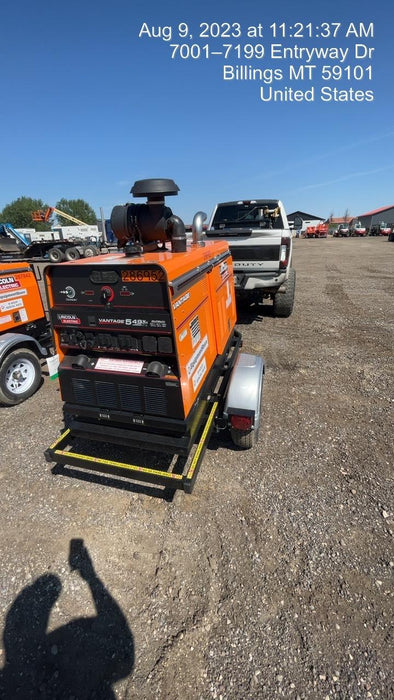 2022 Lincoln Electric Vantage 549X Crosslink Technology, Trailer Mounted, ES Decals, T3