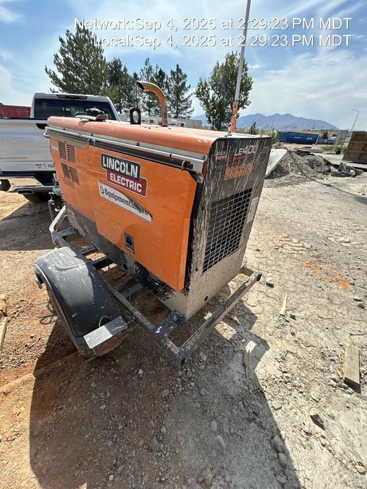 2022 Lincoln Electric LE400 Kubota V1505, Trlr, Cable Rack, Light Kit, ES Decals, T3