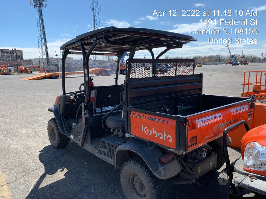 2022 Kubota RTV-X1140W-H Plastic Canopy, Windshield Acrylic Clear, LED Strobe Light, Wire Harness Kit, Back up Alarm