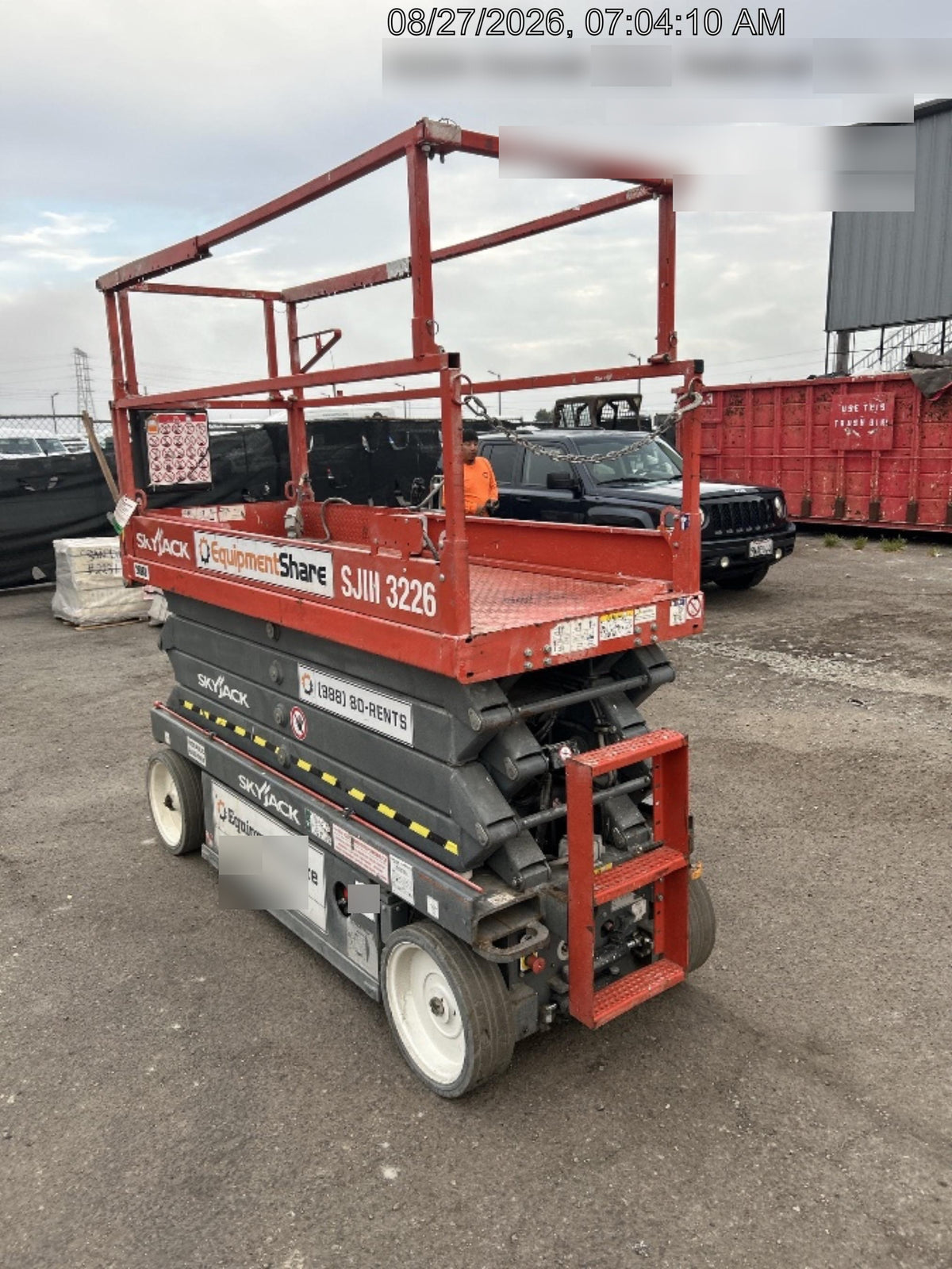 2019 Skyjack SJIII-3226 Standard w/Trojan Batteries