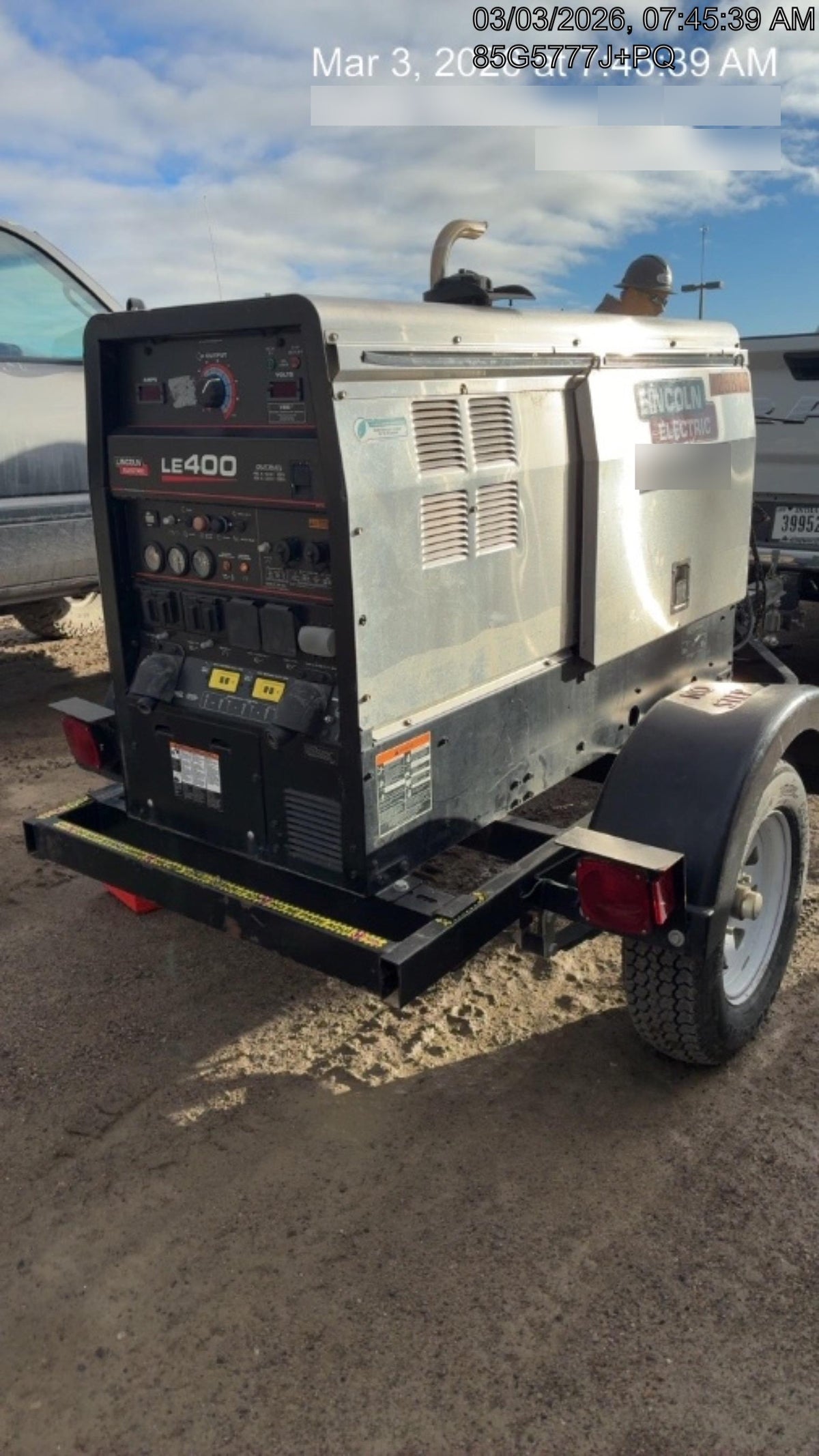 2024 Lincoln Electric LE400 Kubota V1505, Trlr, Cable Rack, Light Kit, ES Decals, T3