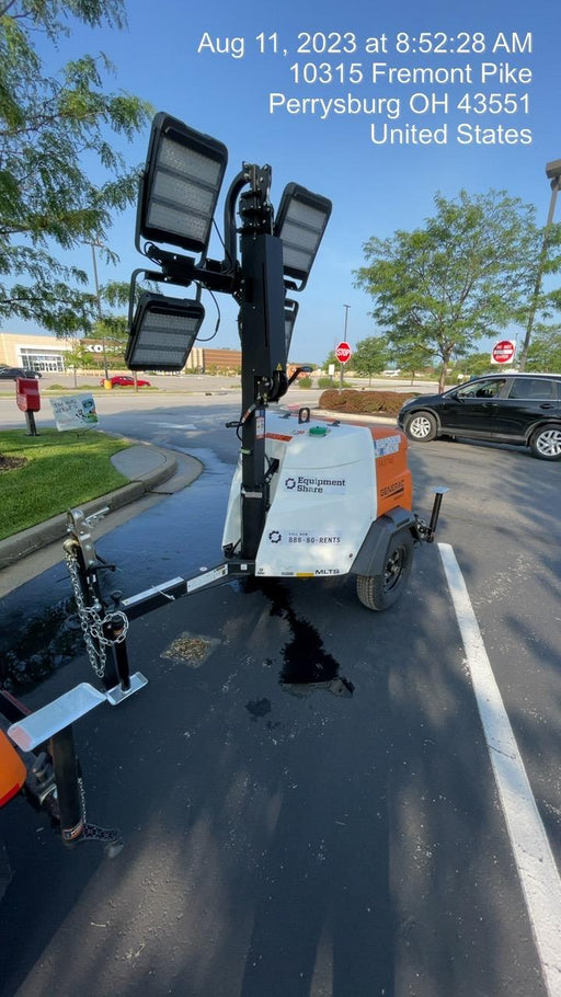 2023 Generac MLT2 Diesel, Flex Switch 120V Input, Powerzone Controller, (4) 320W LED Lights, 4kW Generator, 39.9 Gal Fuel Tank, 2" Ball, T3