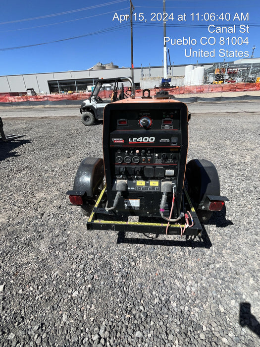 2022 Lincoln Electric LE400 Kubota V1505, Trlr, Cable Rack, Light Kit, ES Decals, T3