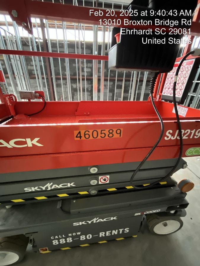 2024 Skyjack SJ3219 Electric Drive, Sld NM Tires, DBcns, RFRails, Power to Platform, T3 + Access Control
