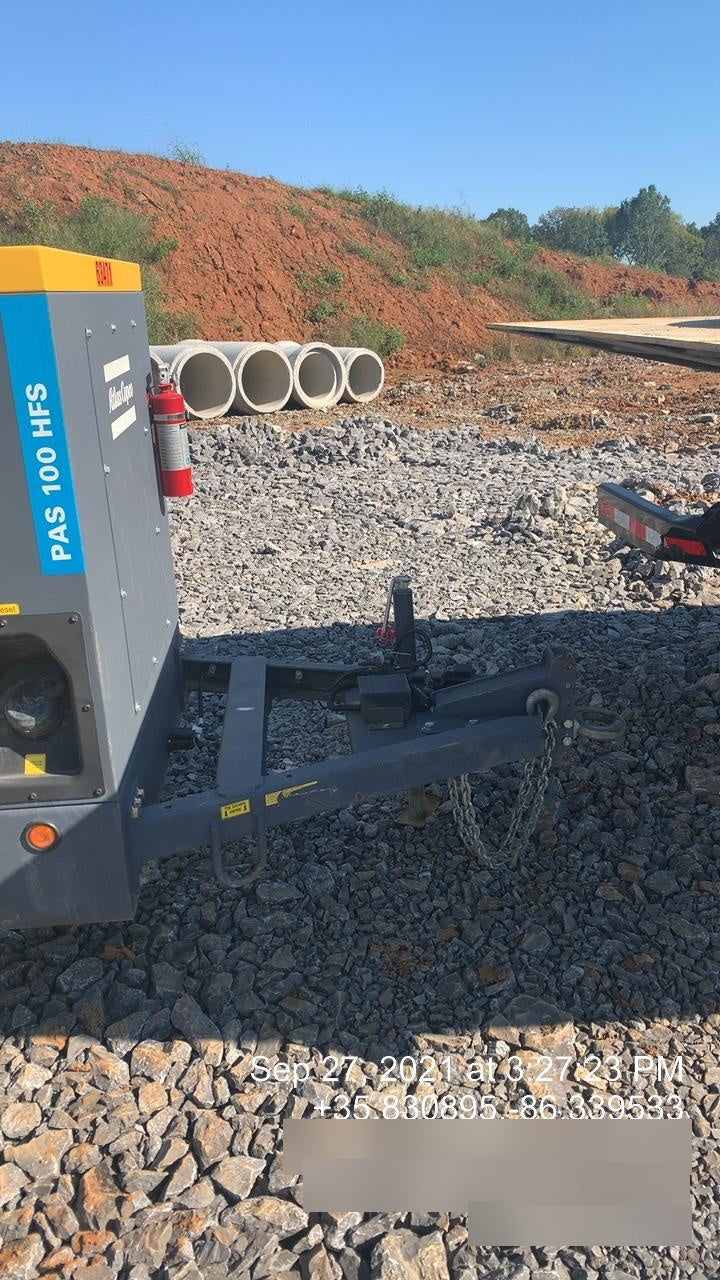 2020 ATLAS COPCO PAS 100 HF CS Enclosed