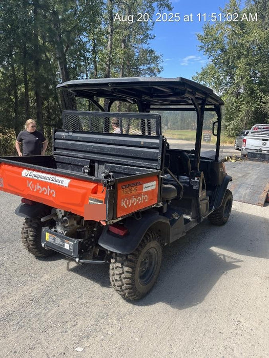 2021 Kubota RTV-X1140W-H Plastic Canopy, Windshield Acrylic Clear, LED Strobe Light, Wire Harness Kit, Back up Alarm