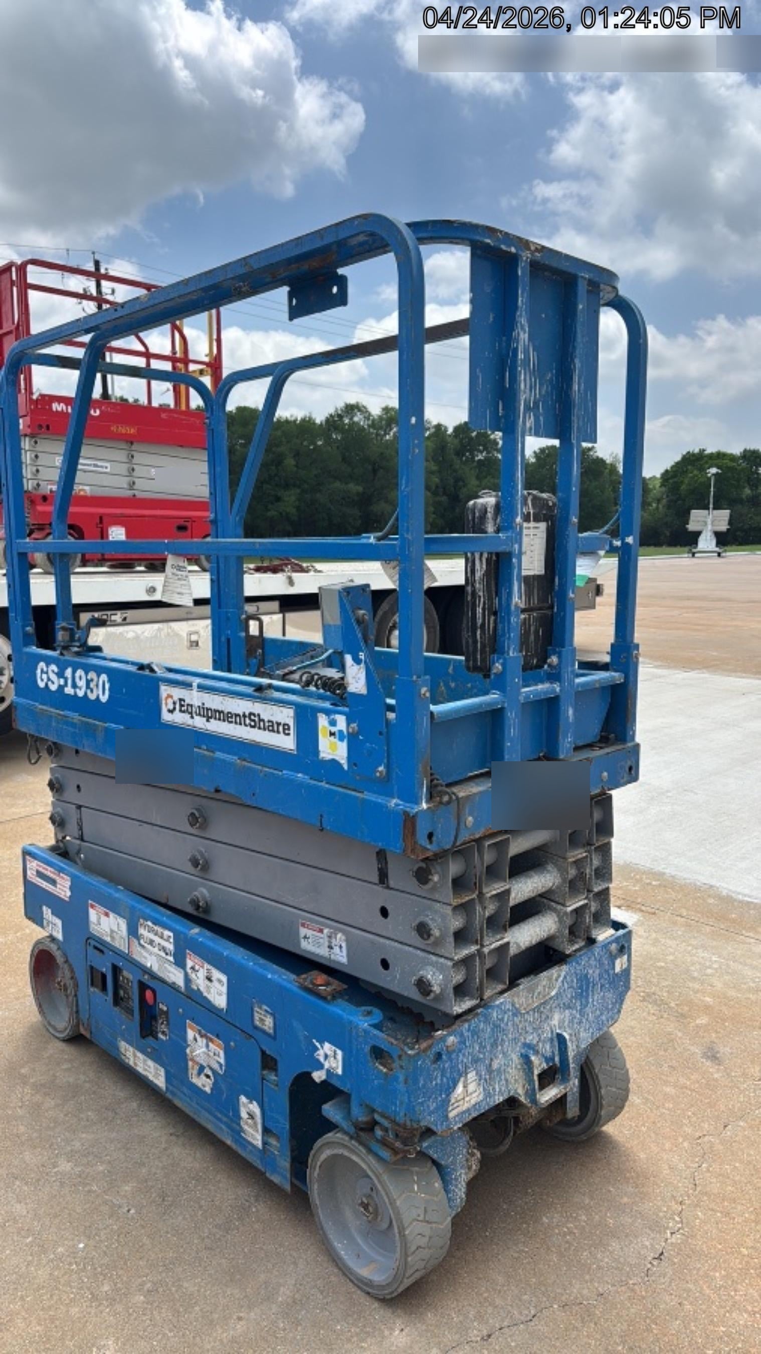 2019 Genie GS-1930 Fixed Rails with Chain Entry