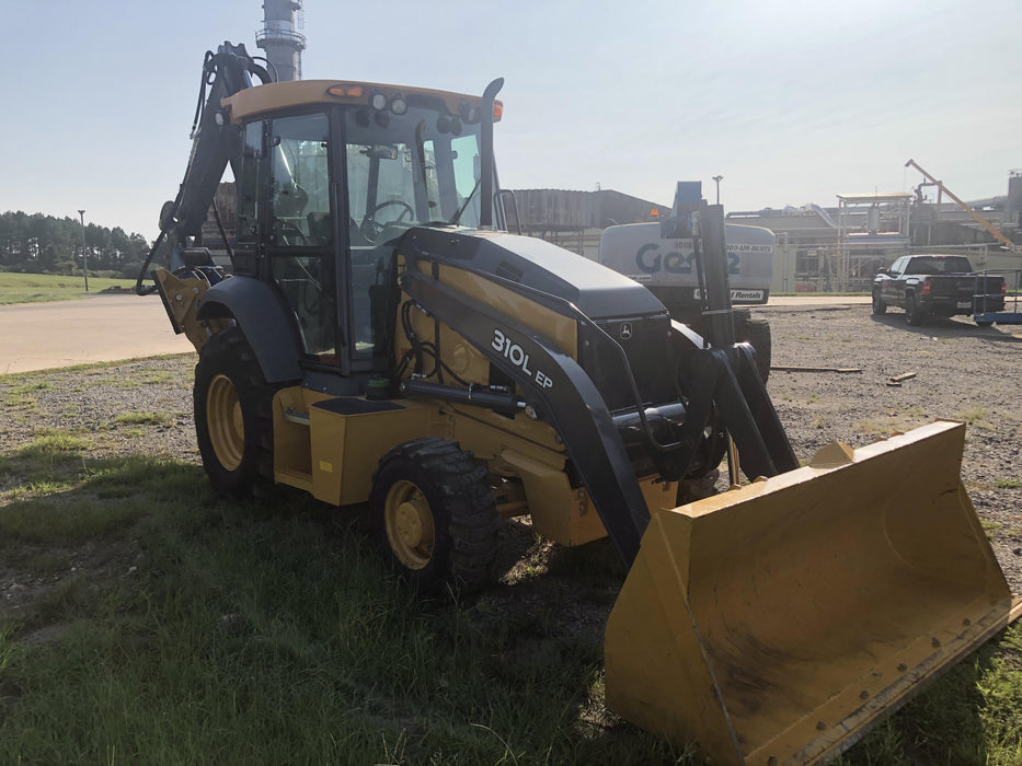 2020 John Deere 310LEP Cab/Heat/Air, 4WD, Standard Stick, Pilot Controls, 2 Way Hydraulics, TAG Manual QC