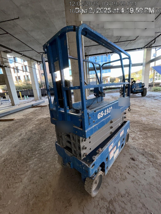 2019 Genie GS-1930 Fixed rails with chain Entry