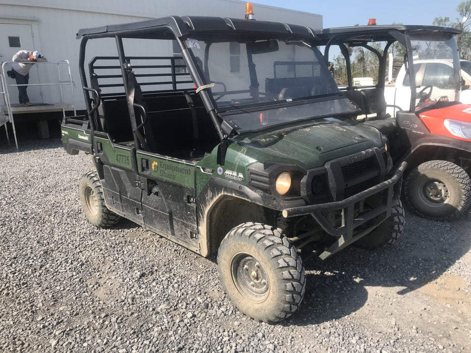 2019 Kawasaki Mule PRO-DXT Standard Options, Backup Alarm, Beacon, Plastic Hard Top, Poly Windshield, Horn Kit