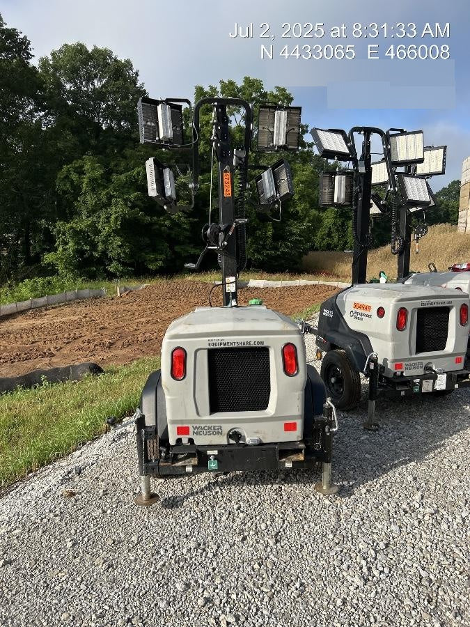 2024 Wacker Neuson LTT4 Diesel, Kohler KDW702, Deep Sea Controller, Auto Start, LED 320W, Bypass Outlet, T3