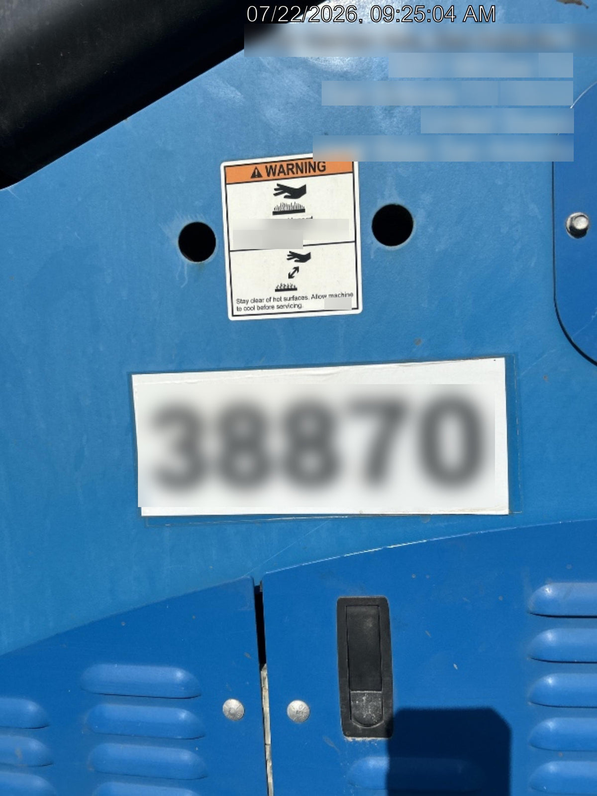2019 Genie GTH-1056 Canopy, Solid RT Tires, LED Work Lights, Beacon 60" QA Carriage, 60" Forks