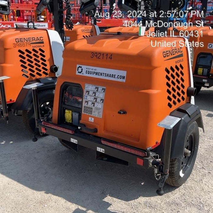 2024 Generac MLT2 Diesel, Flex Switch 120V Input, Powerzone Controller, 
(4) 320W LED Lights, 4kW Generator, 39.9 Gal Fuel Tank, 2" Ball, T3