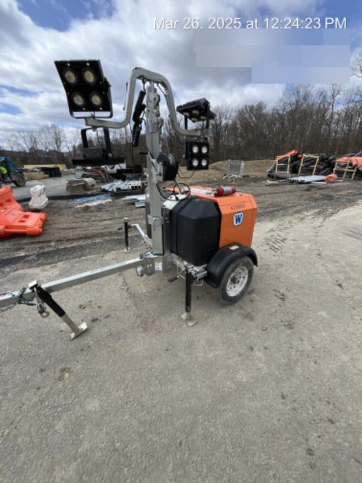 2024 Wanco WLTT-4MM4K Diesel, Deep Sea Controller, Shore Power Plug, Auto Start, (4) 350W LED Floodlights, 4kW Generator, 60 Gal Fuel Tank, 2" Ball, T3