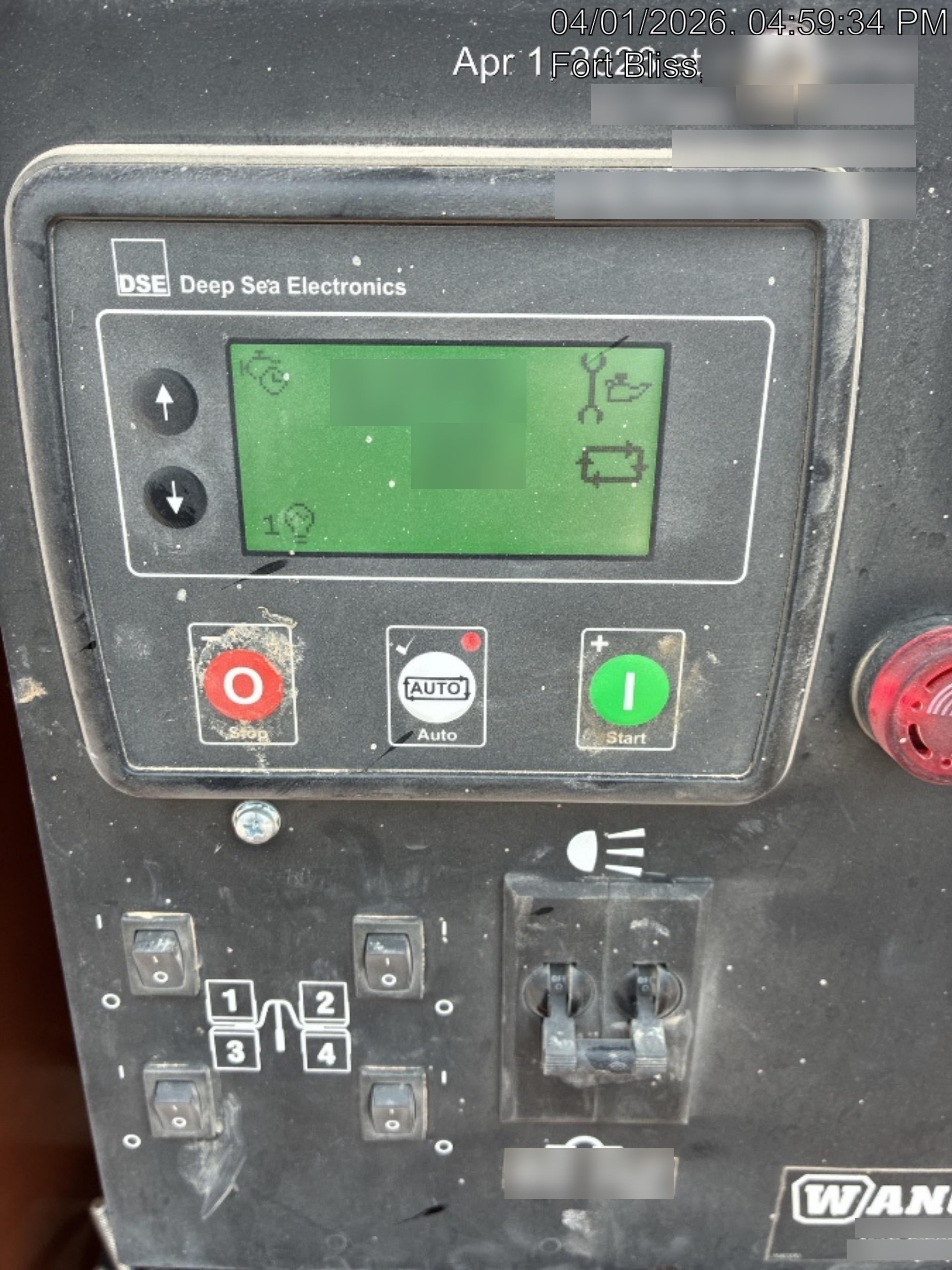 2024 Wanco WLTT-4MM4K Diesel, Deep Sea Controller, Shore Power Plug, Auto Start, (4) 350W LED Floodlights, 4kW Generator, 60 Gal Fuel Tank, 2" Ball, T3