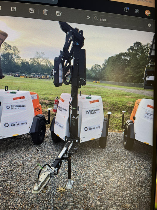 2024 Generac MLT6SKDS-STD4 ELEC WINCH Diesel, Electric Winch Mast, Powerzone Controller, (4) 320W LED Lights, 4kW Generator, 39.9 Gal Fuel Tank, 2" pintle, T3