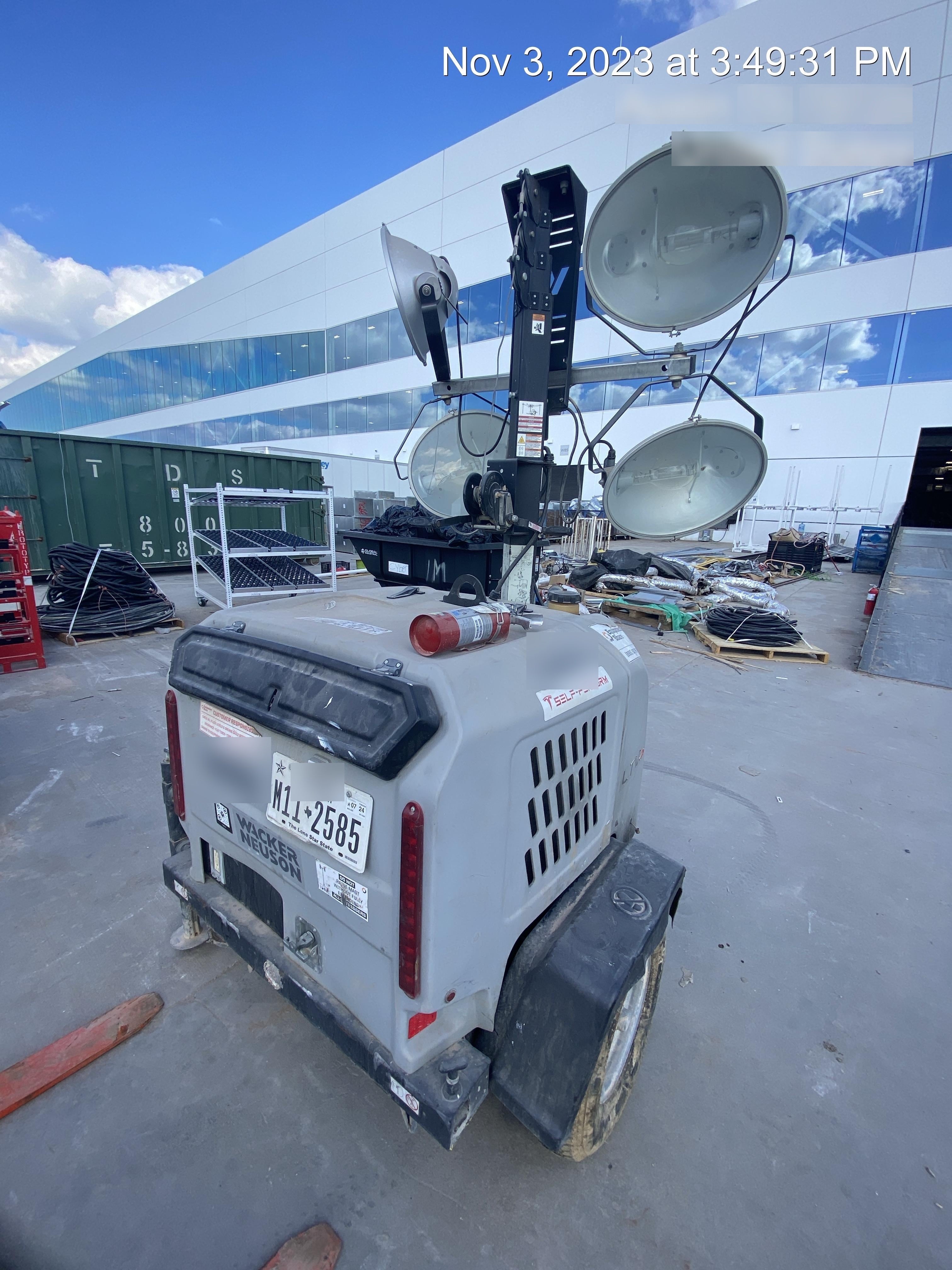 2018 Wacker Neuson LTV6L-MH Wacker Neuson LTV6K Mobile Light Tower