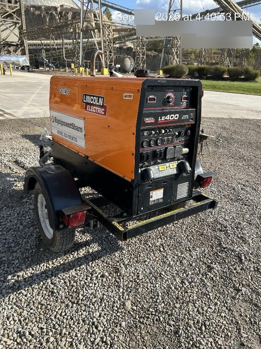 2022 Lincoln Electric LE400 Kubota V1505, Trlr, Cable Rack, Light Kit, ES Decals, T3