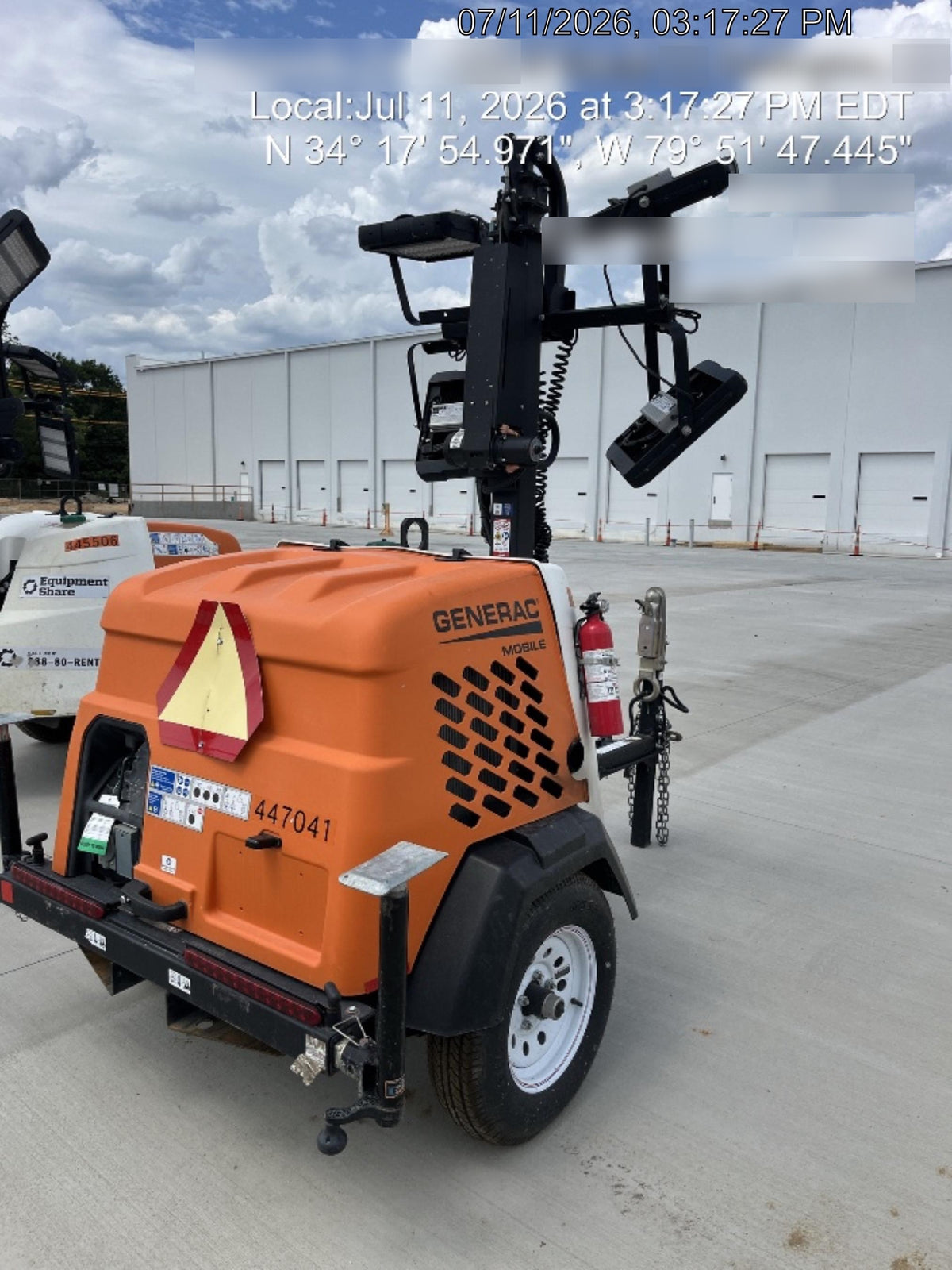 2024 Generac MLT6SKDS-STD4 ELEC WINCH Diesel, Electric Winch Mast, Powerzone Controller, (4) 320W LED Lights, 4kW Generator, 39.9 Gal Fuel Tank, 2" pintle, T3