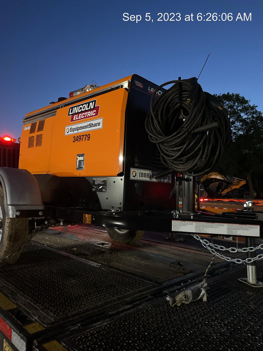 2022 Lincoln Electric LE400 Kubota V1505, Trlr, Cable Rack, Light Kit, ES Decals, T3