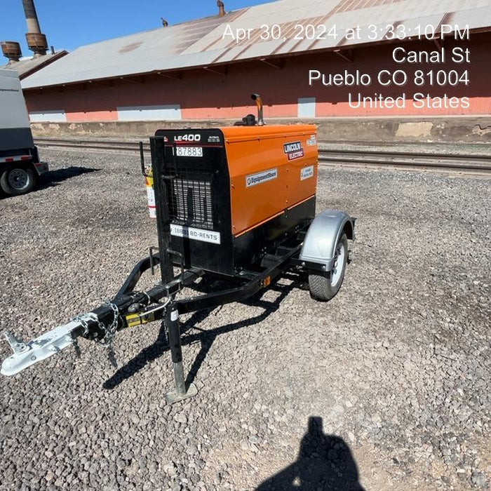 2023 Lincoln Electric LE400 Kubota V1505, Trlr, Cable Rack, Light Kit, ES Decals, T3