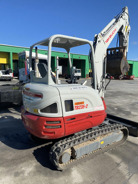 2020 Takeuchi TB235-2R Canopy, Rubber Tracks, Manual TAG QC
