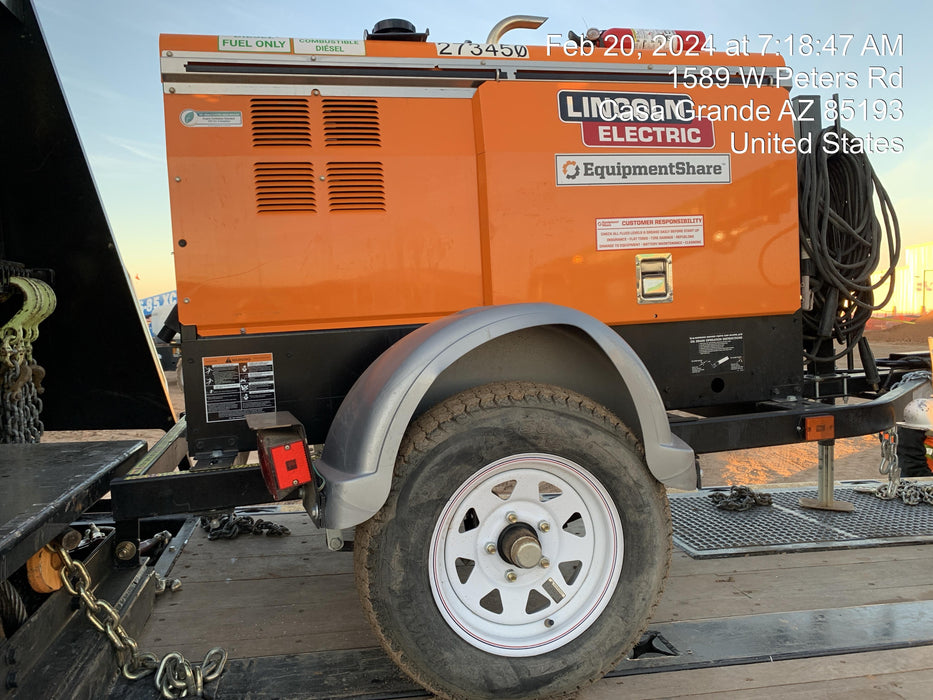 2022 Lincoln Electric LE400 Kubota V1505, Trlr, Cable Rack, Light Kit, ES Decals, T3