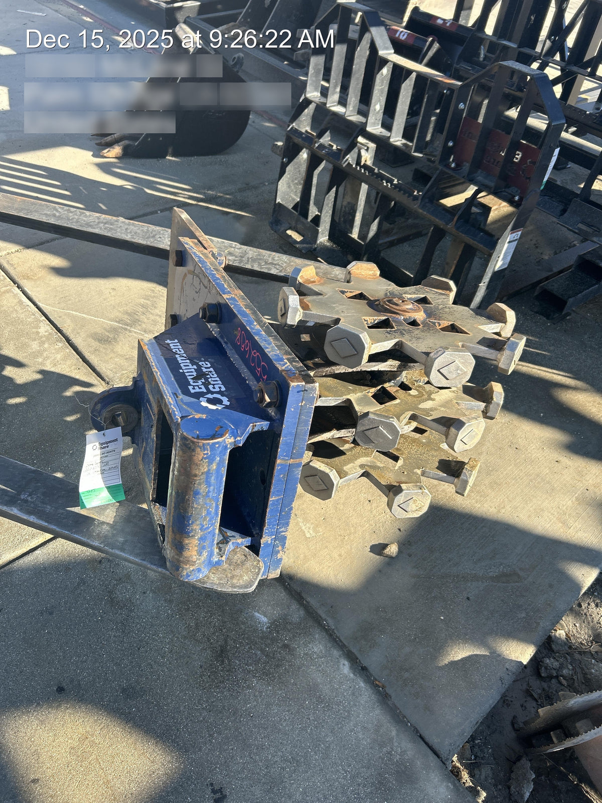 2025 CHAMP EQUIPMENT 18" Compaction Wheel, Mini Excavator 15,000 - 20,000 Lbs