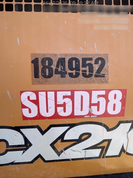 2021 CASE CX210D