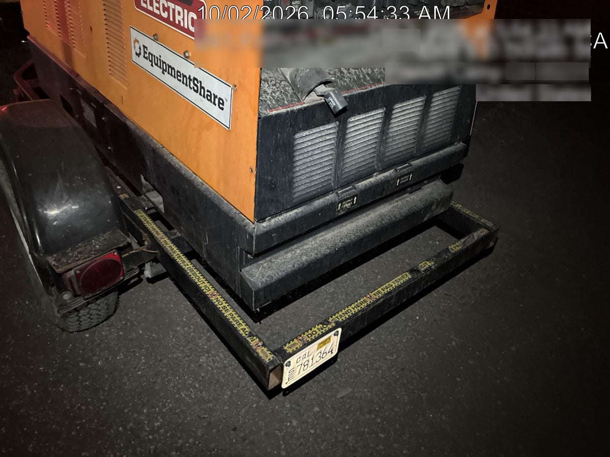 2021 Lincoln Electric Vantage 549X Ready Pak 3, ORANGE (includes trailer, cable rack, fender light kit)