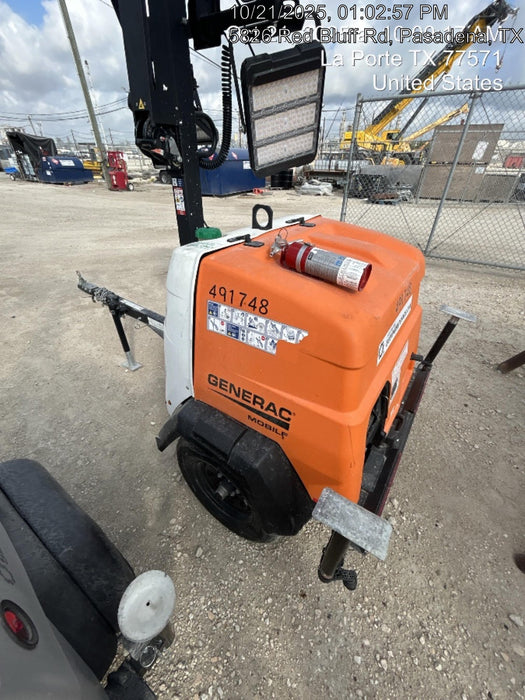 2025 Generac MLTS-4 Diesel, Mitsubishi L2E, 7.1 hp @1800 rpm, Flex Switch 120V Input, Powerzone Controller, (4) 320W LED Lights, 4kW Generator, 39.9 Gal Fuel Tank, 2" Ball, ES Decals