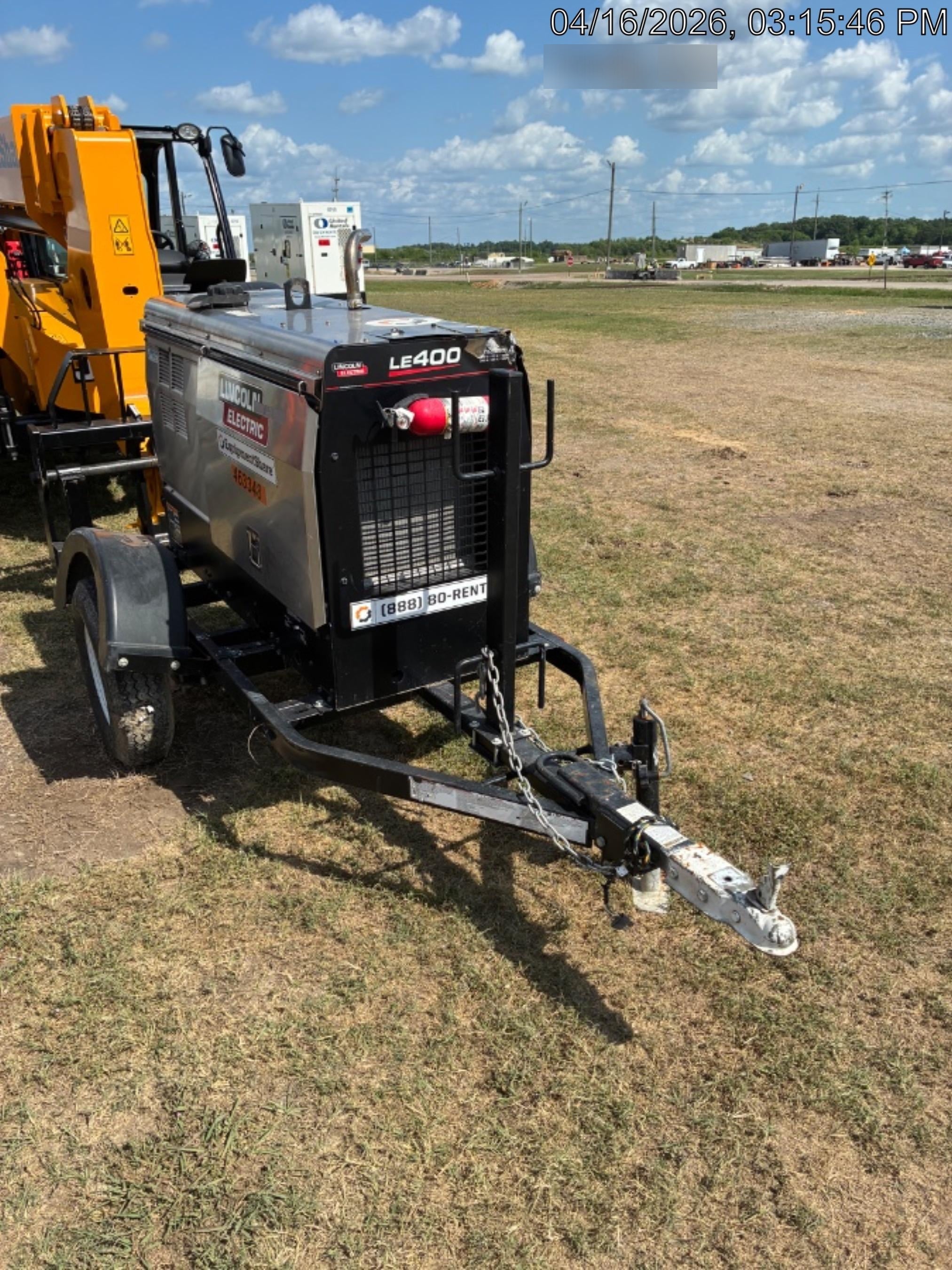 2024 Lincoln Electric LE400 Kubota V1505, Trlr, Cable Rack, Light Kit, ES Decals, T3