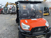 2021 Kubota RTV-X1140W-H Plastic Canopy, Windshield Acrylic Clear, LED Strobe Light, Wire Harness Kit, Back up Alarm
