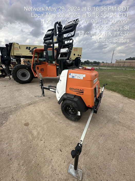 2024 Generac MLT2 Diesel, Flex Switch 120V Input, Powerzone Controller, 
(4) 320W LED Lights, 4kW Generator, 39.9 Gal Fuel Tank, 2" Ball, T3