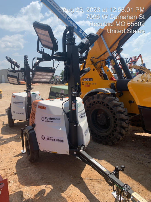 2023 Generac MLT2 Diesel, Flex Switch 120V Input, Powerzone Controller, (4) 320W LED Lights, 4kW Generator, 39.9 Gal Fuel Tank, 2" Ball, T3