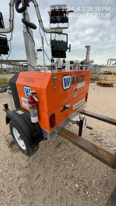 2024 Wanco WLTT-4MM4K Diesel, Deep Sea Controller, Shore Power Plug, Auto Start, (4) 350W LED Floodlights, 4kW Generator, 60 Gal Fuel Tank, 2" Ball, T3