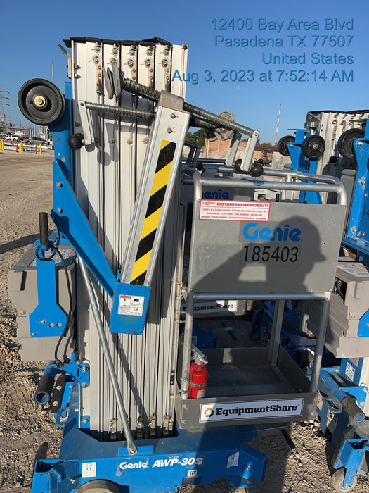 2021 GENIE AWP-30S DC