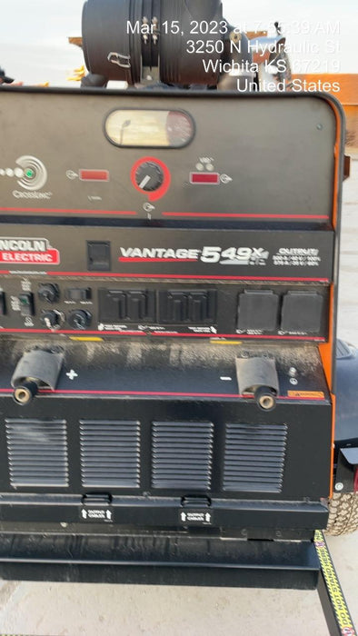 2021 Lincoln Electric Vantage 549X Ready Pak 3, ORANGE (includes trailer, cable rack, fender light kit)