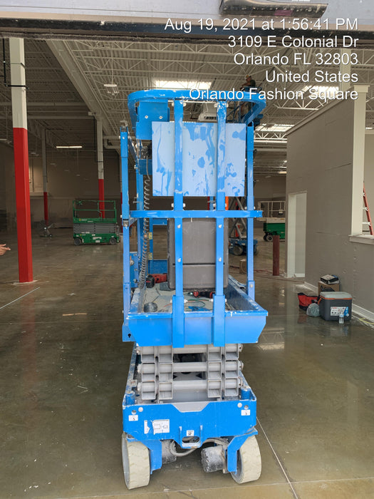 2020 Genie GS-1930 Solid Non Marking Tires, Beacon, Folding rails with half height swing gate