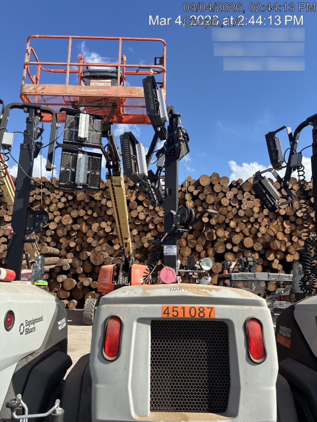 2024 Wacker Neuson LTT4 Diesel, Kohler KDW702, Deep Sea Controller, Auto Start, LED 320W, Bypass Outlet, T3