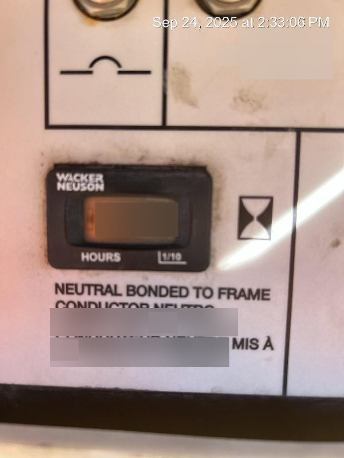 2019 Wacker Neuson LTV6L-MH Mobile Light Tower w/Fuel Level Sensor Installed