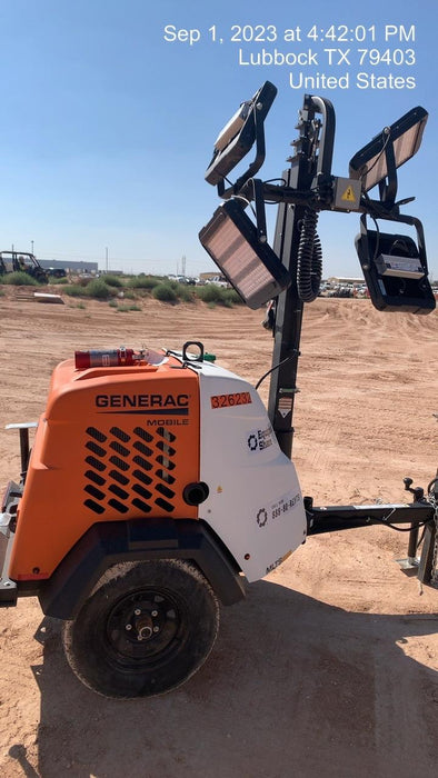 2023 Generac MLT2 Diesel, Flex Switch 120V Input, Powerzone Controller, (4) 320W LED Lights, 4kW Generator, 39.9 Gal Fuel Tank, 2" Ball, T3